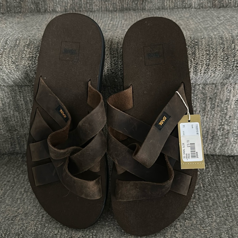 NWT TEVA sandal slides size 11